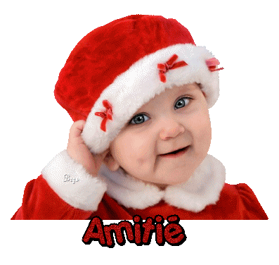 Amitié - Bébé - Noël 2015 - Gif animé - Gratuit