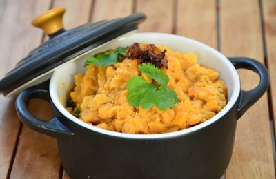 Curry de lentilles indiennes {végétarien}