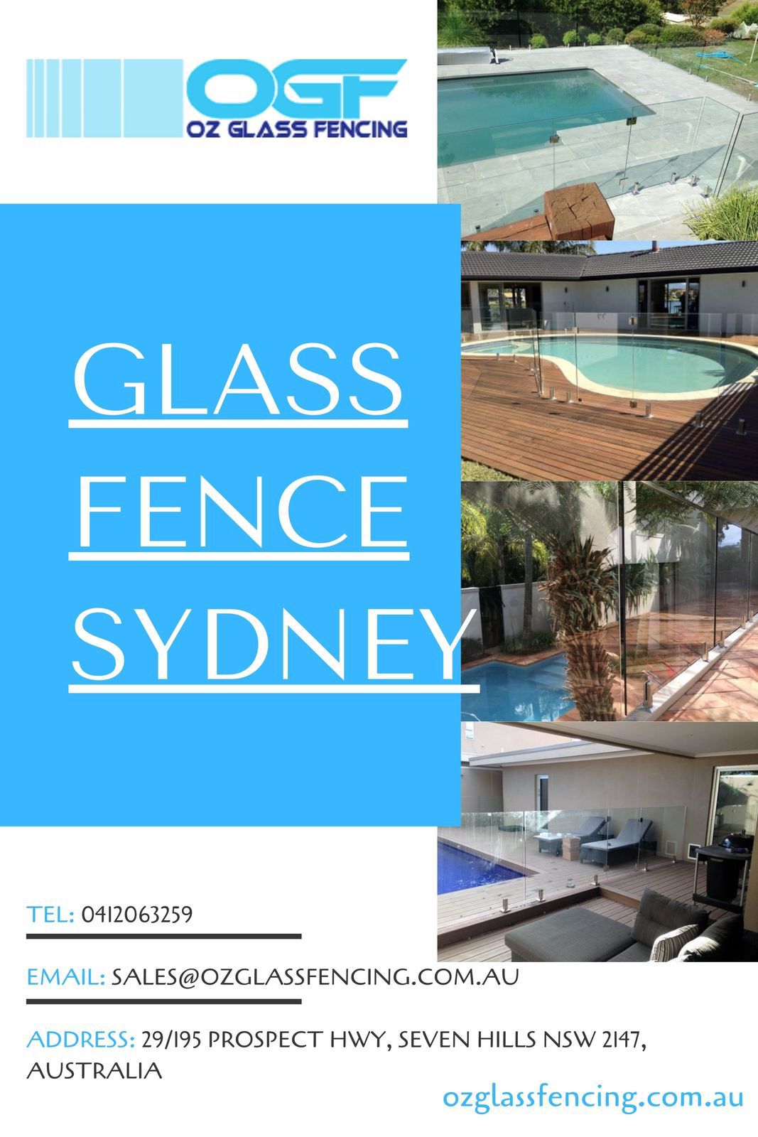 glass fence Sydney