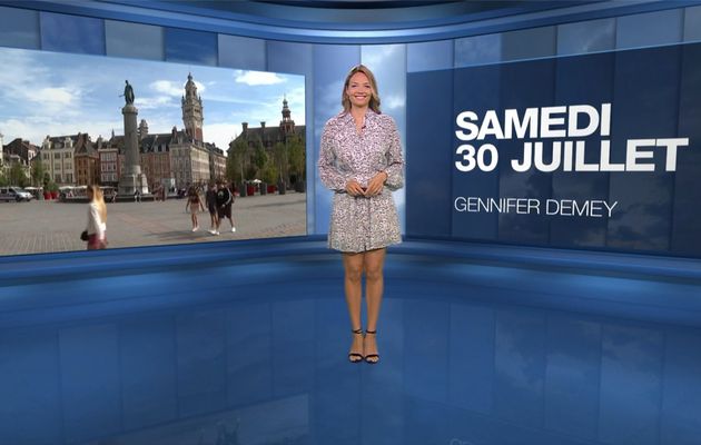 Gennifer Demey Météo M6 le 31.07.2022