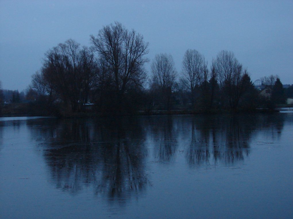 THE WINTER 2010 OR THE WHITE HELL. Sélection de photographies prises entre le 2 décembre et le 19 décembre 2010 à l'Etang de Fouilloy, la Place de la République de Corbie et la Somme.
Photos prises avec un SONY DSC-H2.  (C) DAVID NOGENT/ADAGP. A