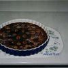 tarta de chocolate negro y nueces