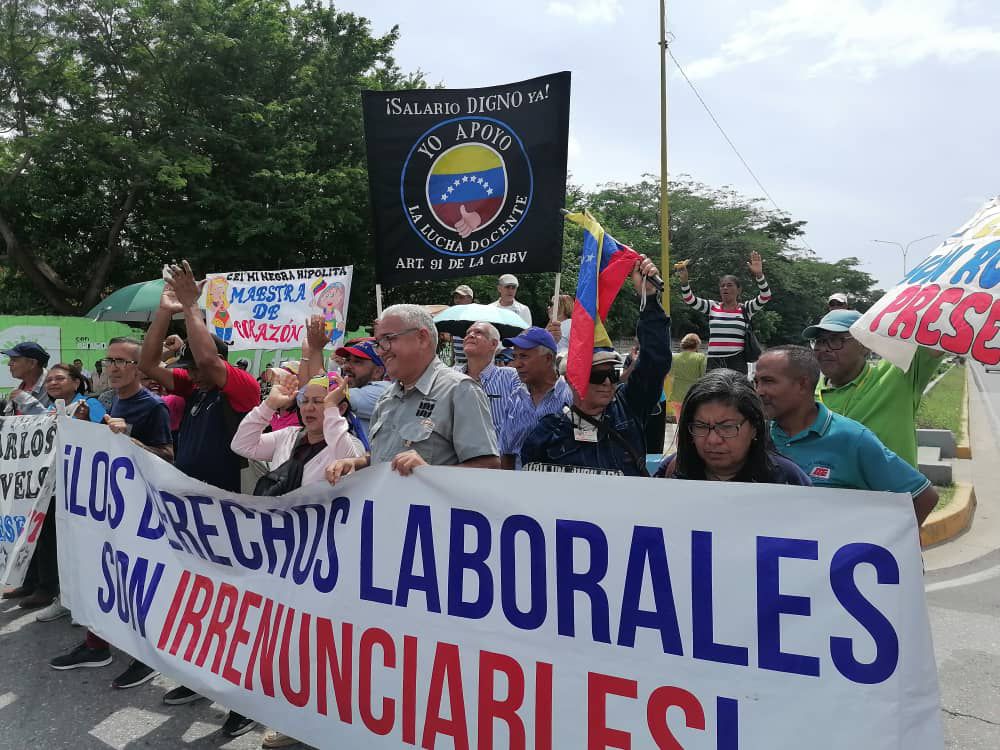 Docentes de Carabobo mantienen reclamos activos al paso de cinco meses