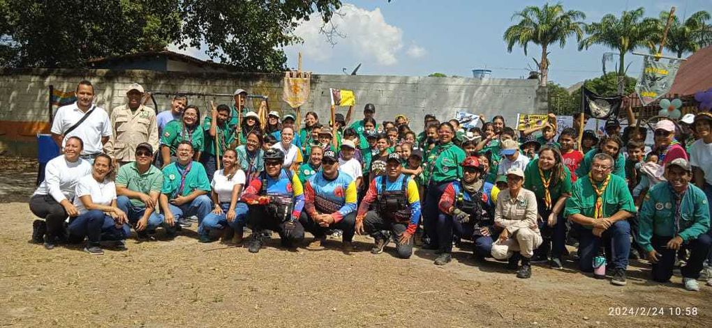 Grupo Scout San Agustín inauguran en el municipio Guacara este pasado 24 de febrero