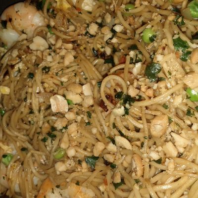 Le PAD THAI ou WOK SAUTE AUX CREVETTES