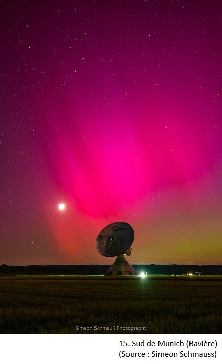 Science beauté aurores boréales France