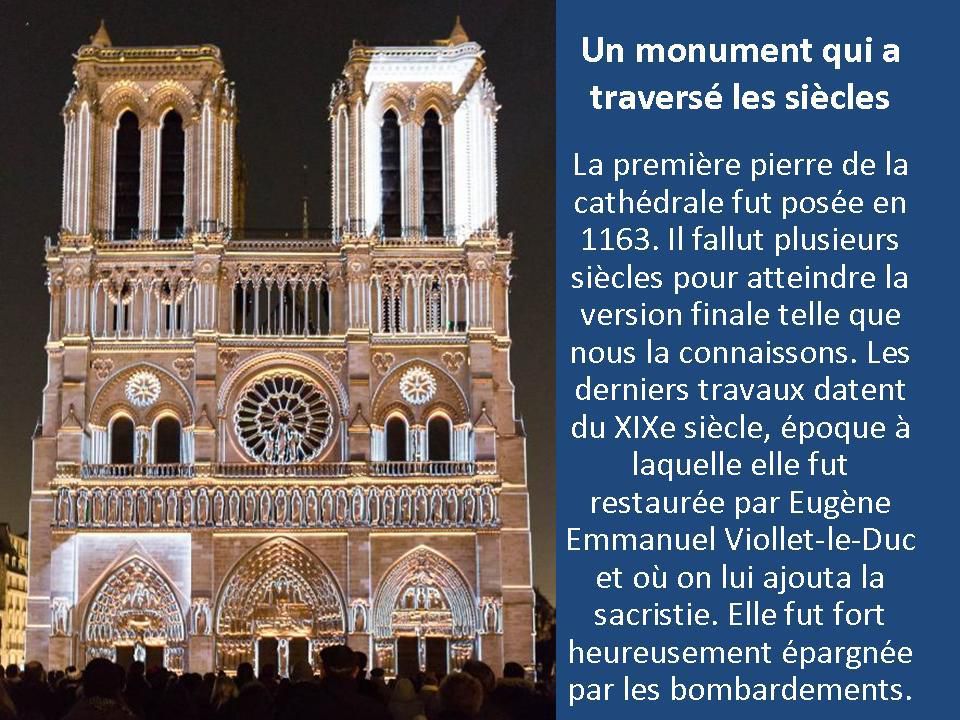 La France - Notre Dame de Paris.....