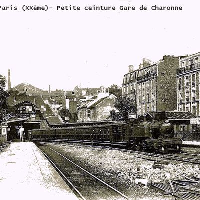 Paris petite ceinture Gare de Charonne