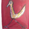 l oiseau peinture a l huile sur toile