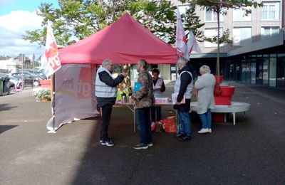 Les militants CGT à France Travail