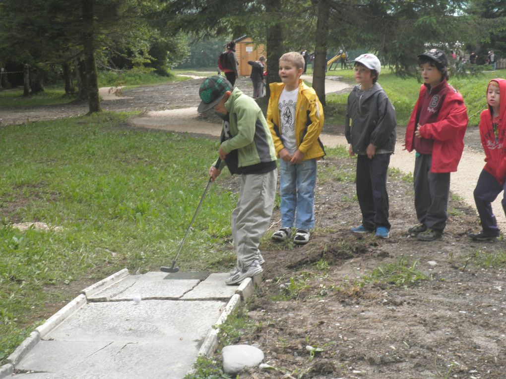 Voyage scolaire 2013 à Beaufort dont la base de loisirs de Marcôt