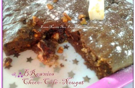 Brownies Choco-Câfé-Nougats