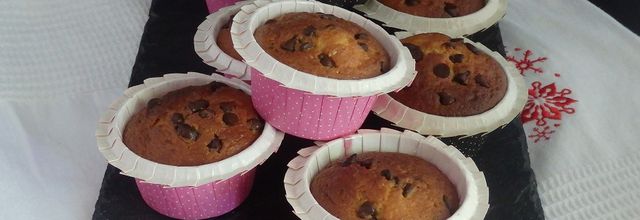 Muffins moelleux au mascarpone et pépites de chocolat