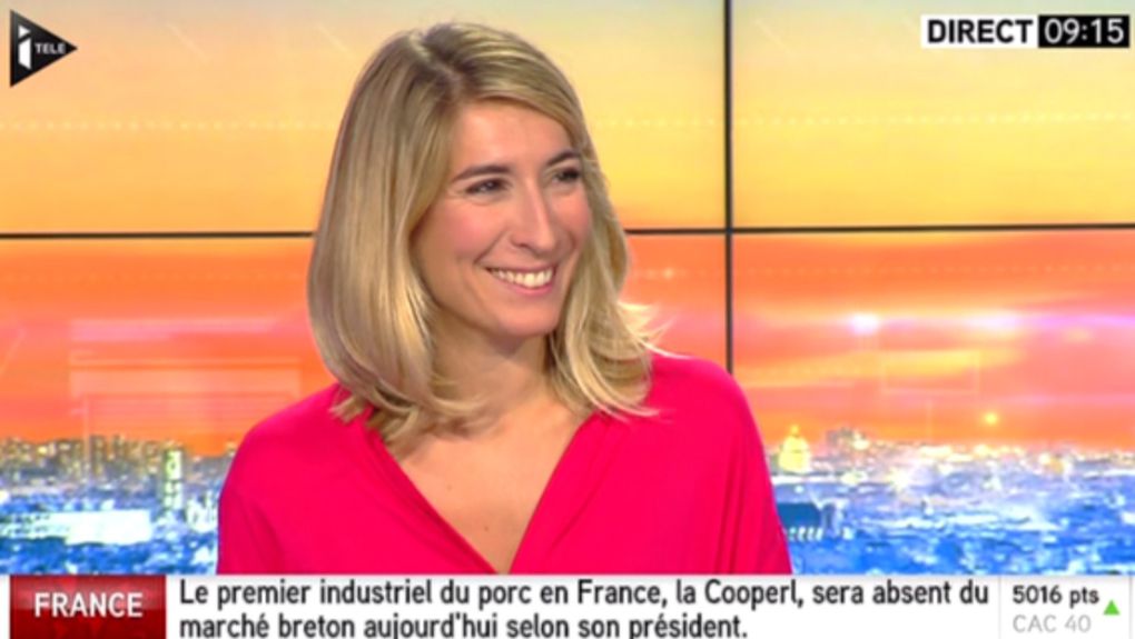 2015 08 13 - CAROLINE DELAGE pour LA MATINALE INFO d'i&gt;tele