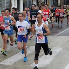 Le 24/02/2013: Dix et Semi à Cannes en hiver avec le Nice Métropole Athlétisme