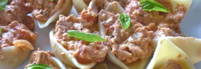 Conchiglies farcis au thon