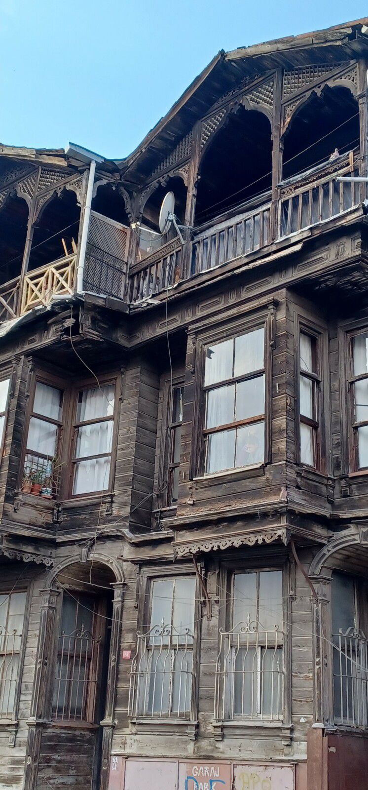 Istanbul, maisons anciennes des rives de la Corne d'Or