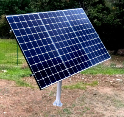 Un panneau solaire tracker