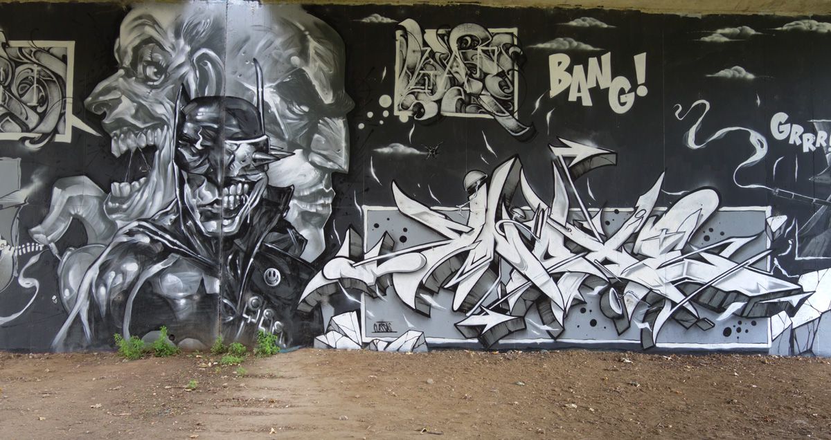 Street Art : Graffitis &amp; Fresques Murales  95127 Cergy