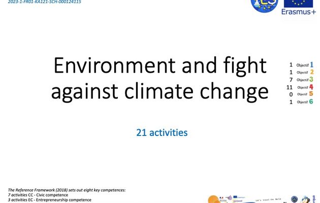 Accreditation 2023 - Environment and fight against climate change