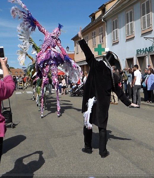 Tout était réuni pour faire la fête à Neuf-Brisach: musique,animation, exposition, manèges...