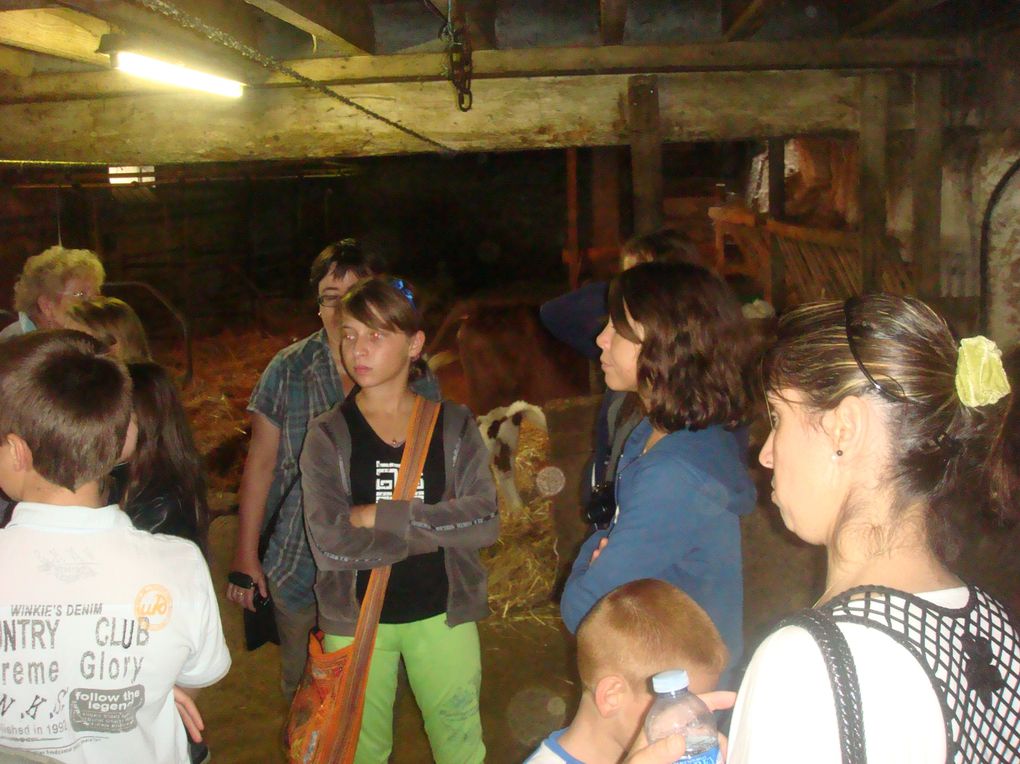 Visite de la ferme de la Jalabertière à Chavanne exploitée par M. et Mme BERLIER