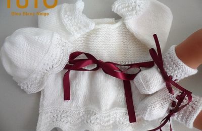 Trousseau Layette Bebe Tricote Main Tricot Fait Main Tricot Bebe Layette Laine
