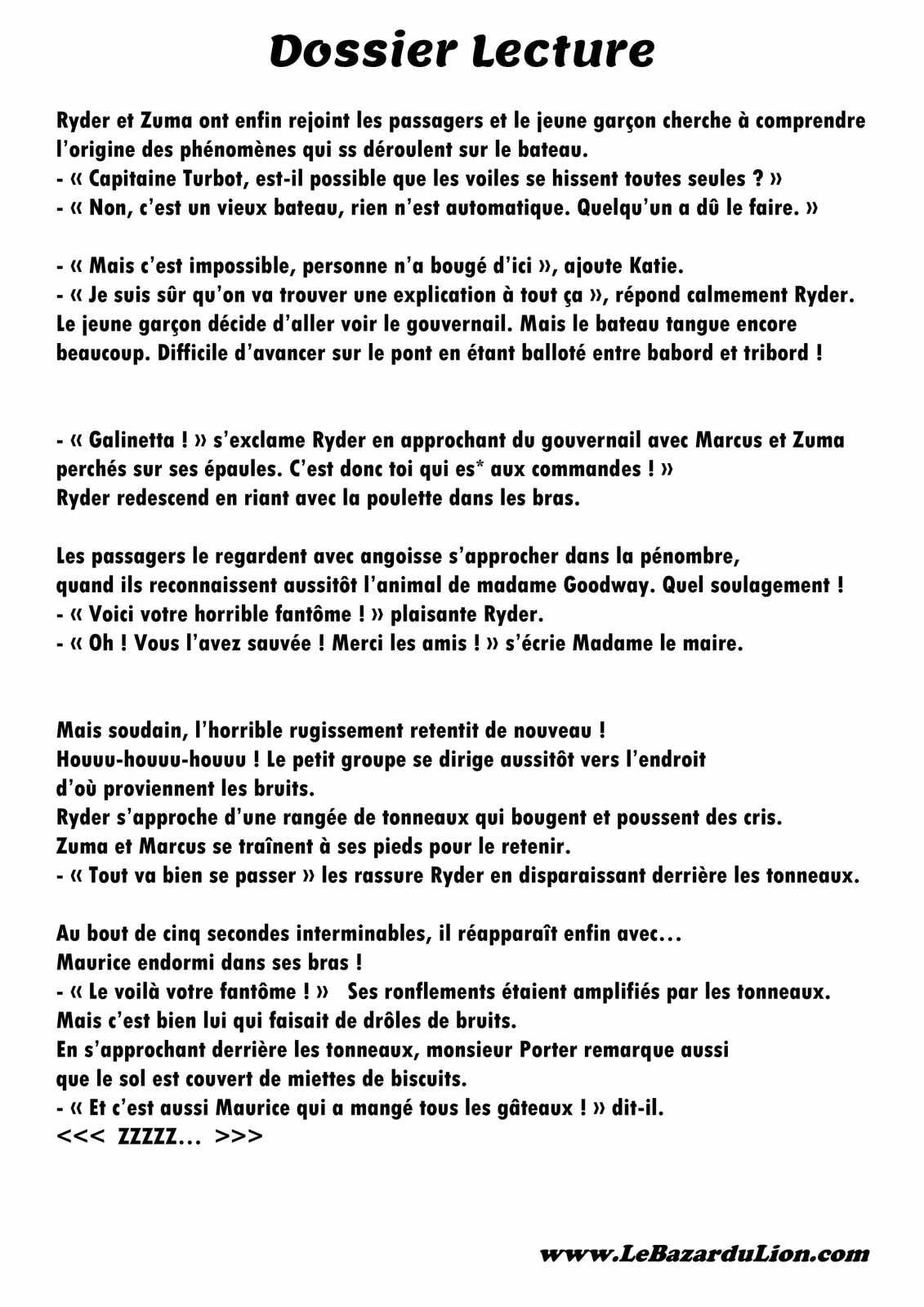Histoire Pat Patrouille Pdf Gratuit La Pat' Patrouille : Joyeux Halloween ! [Dossier  Lecture][Halloween][Maternelle] - Le Bazar du Lion