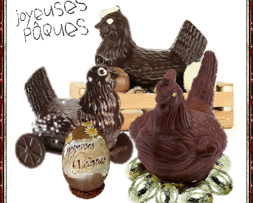 La poule aux oeufs d'or ouvrage de Pâques
