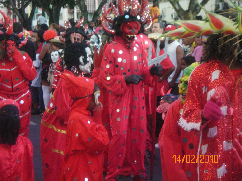 Des photos du Carnaval du Dimanche gras à Fort-de-France en Martinique.