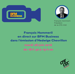 François HOMMERIL en direct sur BFM Business aujourd'hui 18h30