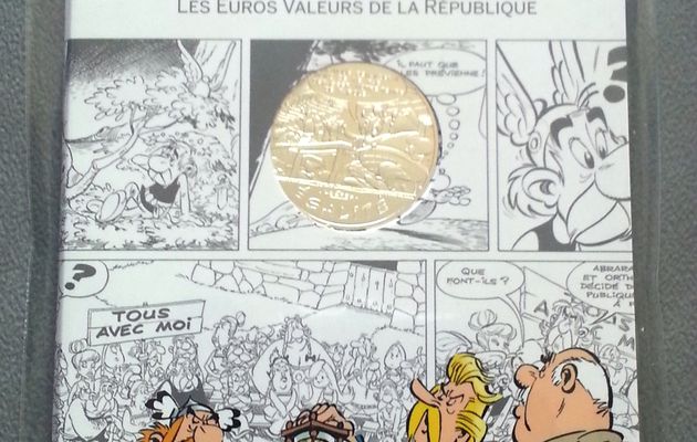 10 euro Les Valeurs de la République Asterix Egalité-2 printemps été 2015 France