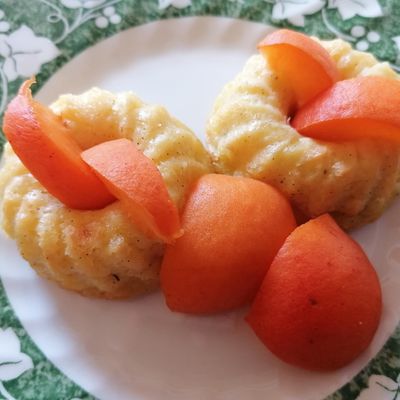 Minis Flans Pâtissier avec ses abricots