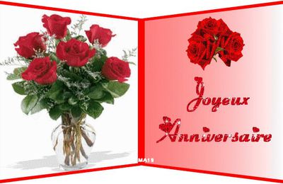 Bouquet de fleurs pour anniversaire de mariage