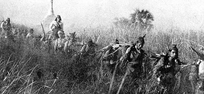 Soldats japonais en Chine et en Birmanie (1944-1945)