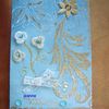 carte anniversaire bleu