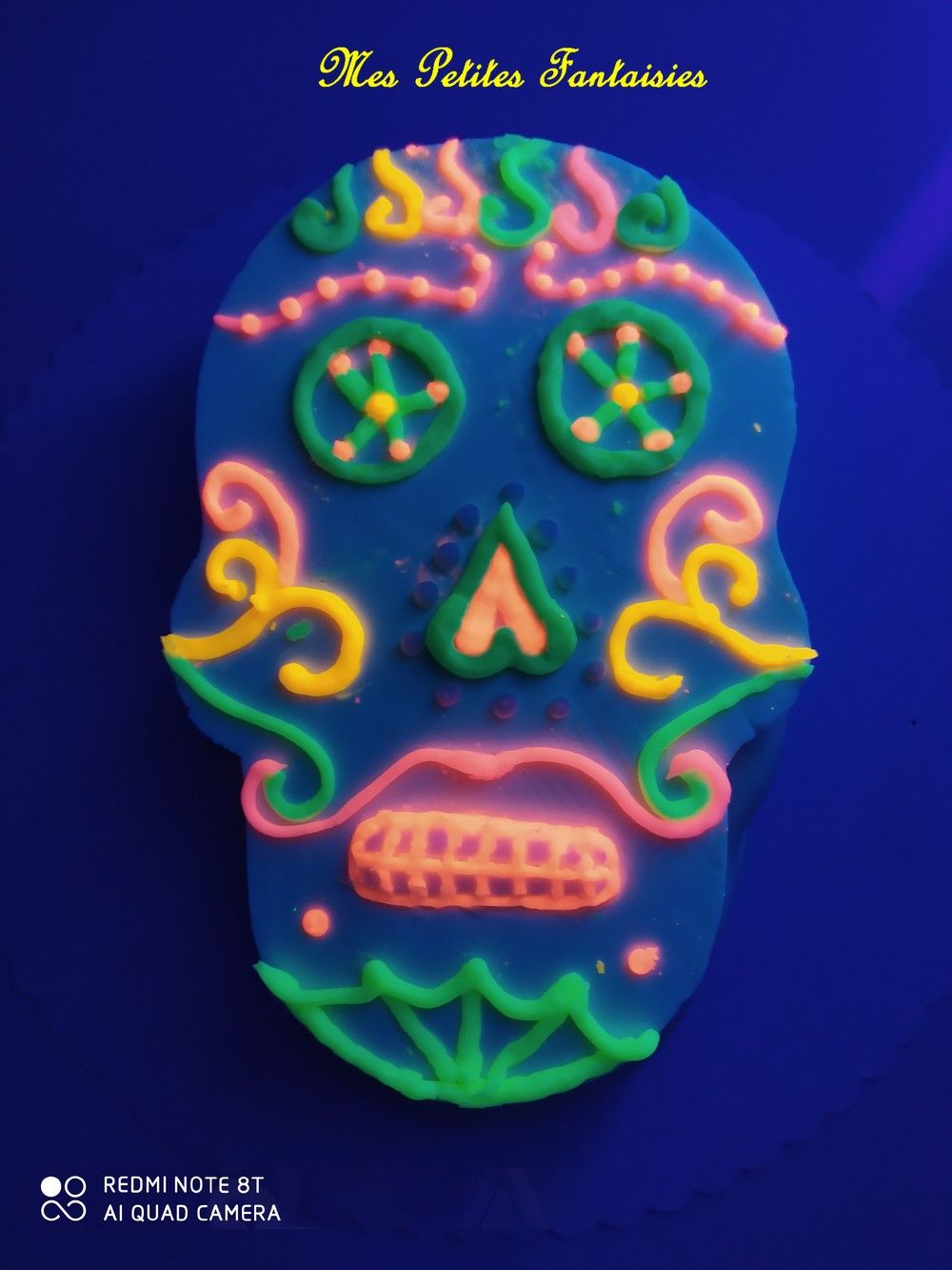 Calavera Cake Phosphorescente Mes Petites Fantaisies