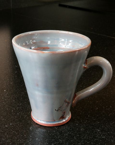 Mug gris-bleu disponible à l'atelier-Cdéco