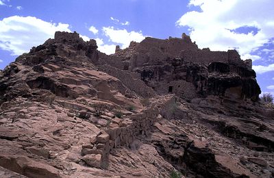 Yémen - Région de Saada (Sa'dah) - Umm Layla, bastion de la route de l'encens sur la frontière saoudienne.