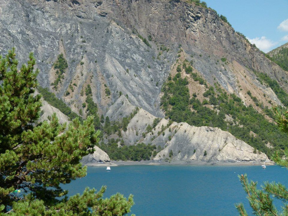 Stand up Paddle sur le lac de Serre-Ponçon (Hautes-Alpes) - 2012