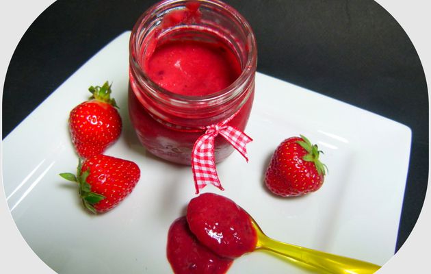 Ketchup de fraise....surprenant mais délicieux !
