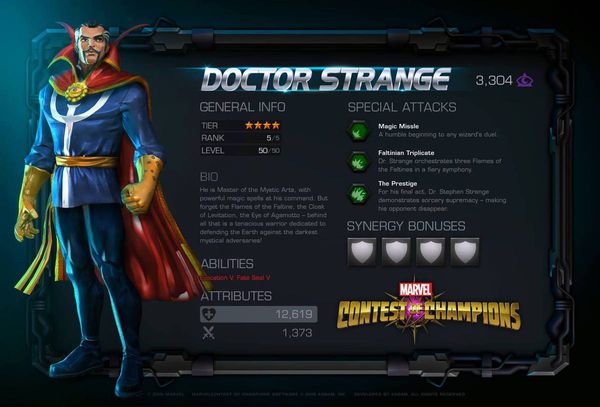 infos Dr Strange 