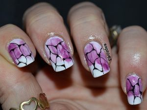 nail art abstrait et nouvelle longueur 