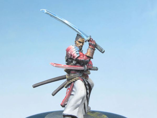 Commission: Miyamoto Musashi , infinity the game 28mm
