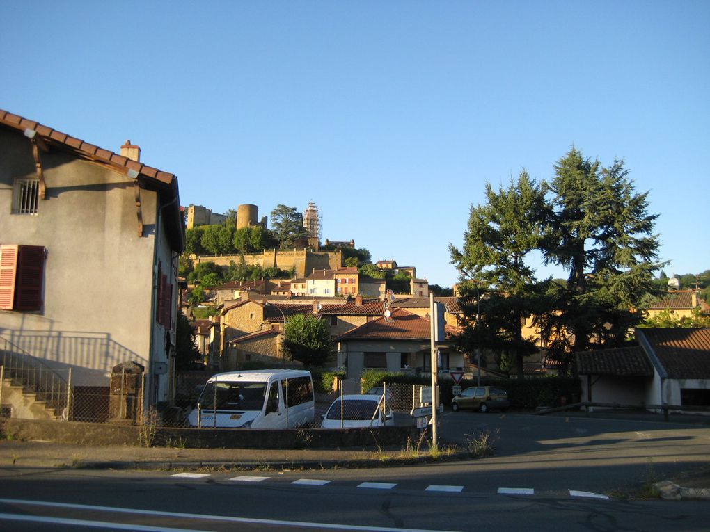 Arrivée dans le pays du Beaujolais dans l'après midi.