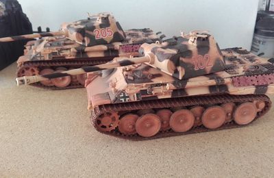 La serie des panzerV panther de CORGI au 1/50°