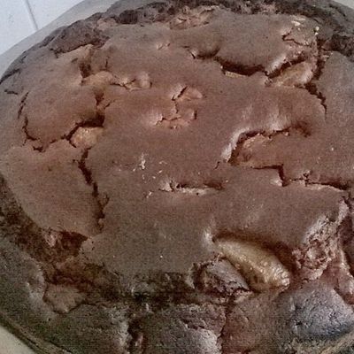 Gâteau au chocolat et poires :