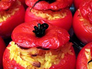 Tomates farcies au riz