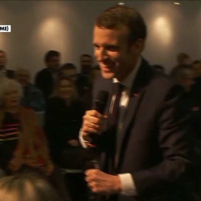 Débat dans la Drôme : Emmanuel Macron en campagne