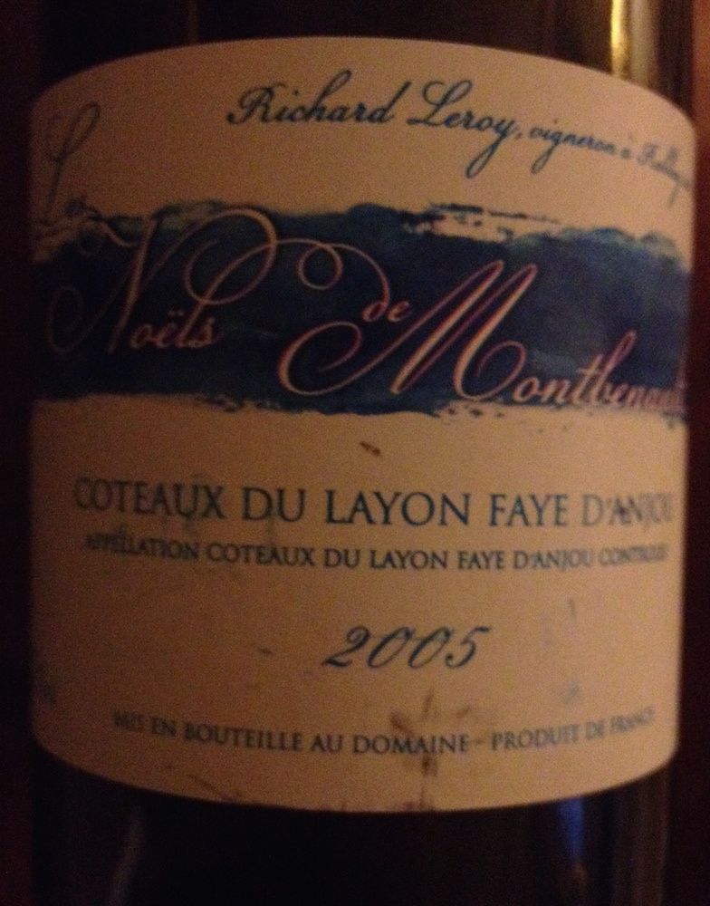 R Leroy - Les Noels de Montbenault liquoreux 2005